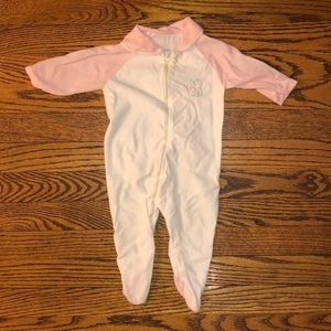Vintage handmade baby girl footie‎ pajama 3-6M